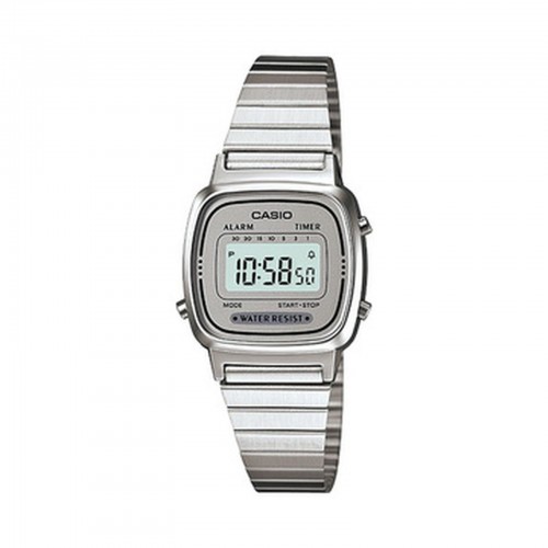 Casio LA670WA-7DF Silver Putih